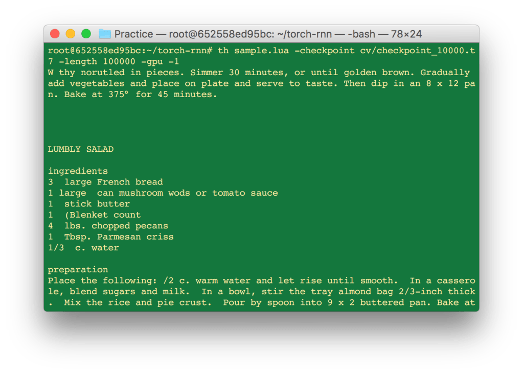 Building a Recurrent Neural Network to Generate Novel&nbsp;Text